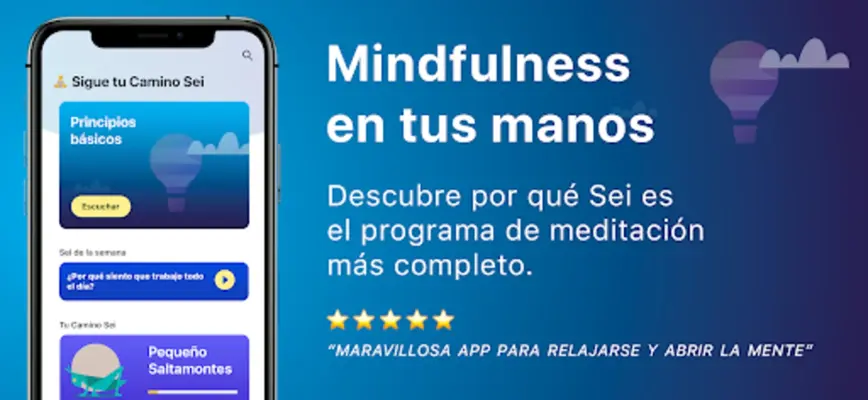 Sei Meditación y Sueño Fácil android App screenshot 7